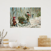 Poster Rassembler Noël Holly c.1890 (Cuisine)