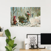 Poster Rassembler Noël Holly c.1890 (Bureau à domicile)