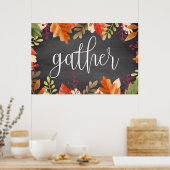 Poster Rassembler Thanksgiving Fall Jours de grâce (Cuisine)