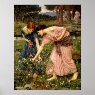 Poster Rassembler Ye Rosebuds Tandis Que Ye Mai - 1909
