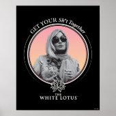 Poster Rassemblez votre sh*t - Le Lotus Blanc (Devant)