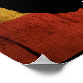 Poster Rasta Femme Paix & Amour Powered by the Sun (Coin)