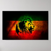 Poster Rasta Lion (Devant)