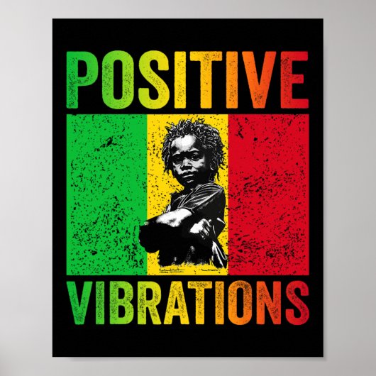Poster Rasta par positif (Devant)