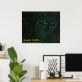 POSTER RASTA VERT (Bureau à domicile)