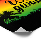 Poster Rasta Wah Gwaan Patwah Phrase (Coin)