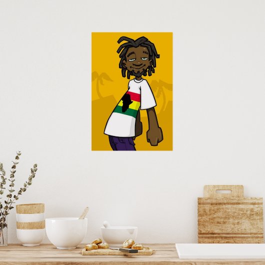 Poster rastafarian (Cuisine)