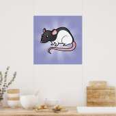 Poster Rat de dessin (Cuisine)