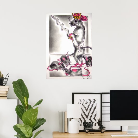 Poster Rat King du Nutcracker Ballet (Bureau à domicile)