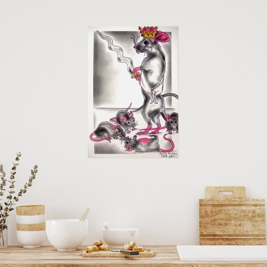 Poster Rat King du Nutcracker Ballet (Cuisine)