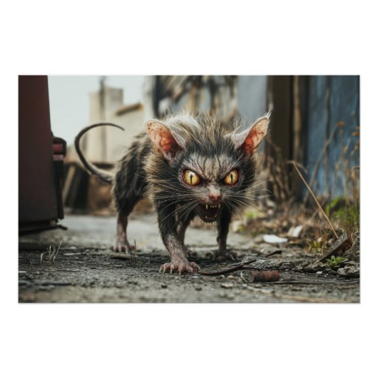 Poster Rat monstre (Devant)