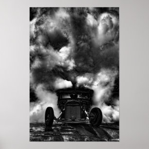 Poster Rat Rod Burn Out