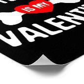 Poster Rat Terrier Is My Valentine Rat Terrier Dog  (Coin)