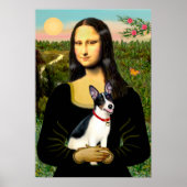 Poster Rat Terrier - Mona Lisa (Devant)