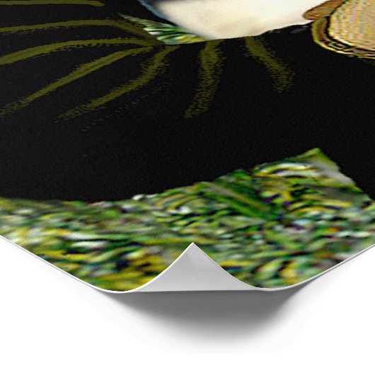 Poster Rat Terrier - Mona Lisa (Coin)