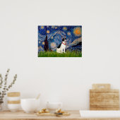 Poster Rat Terrier - Nuit étoilée (Cuisine)