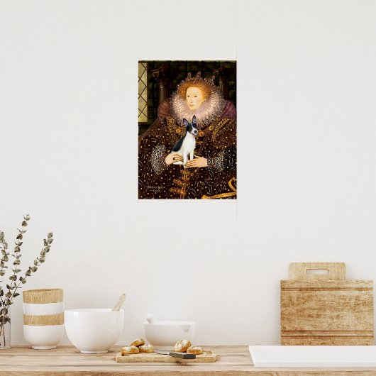 Poster Rat Terrier - Reine (Cuisine)