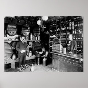 Poster RATHSKELLAR d'ALLEMAGNE 1900