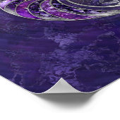 Poster Ratio d'or - Ornement de géométrie sacrée (Coin)