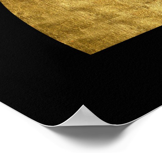 Poster Ratio d'or, spirale de Fibonacci (Coin)