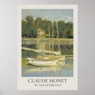 Poster Ratio ISO de l'art mural Vintage Claude Monet