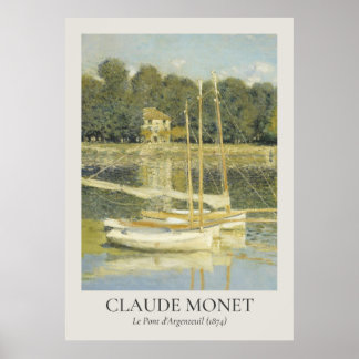 Poster Ratio ISO de l'art mural Vintage Claude Monet