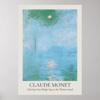 Poster Ratio ISO de l'art mural Vintage Claude Monet