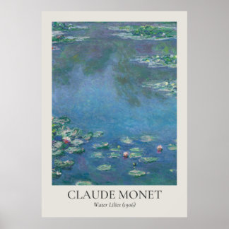Poster Ratio ISO de l'art mural Vintage Claude Monet