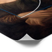 Poster Ratio or spirale Mona Lisa Fibonacci (Coin)