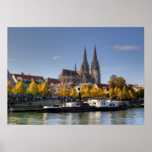 Poster Ratisbonne, Allemagne
