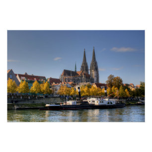 Poster Ratisbonne, Allemagne