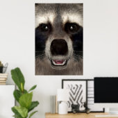 Poster Raton laveur (Bureau à domicile)