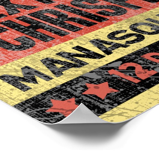 Poster Raucous à Secaucus (Coin)