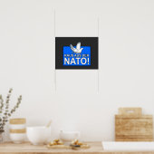Poster RAUS AUS DER NATO (Friedenstaube) -POSTER (Cuisine)