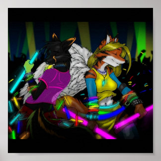 Poster Rave de furie