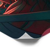 Poster Rave fille sous les étoiles (Coin)