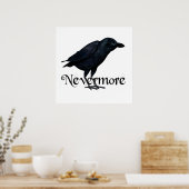 Poster Raven 3D Nevermore (Cuisine)