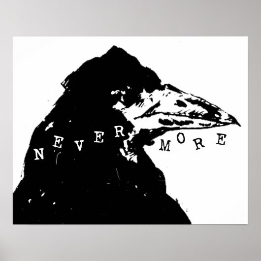 Poster Raven d'Edgar Allan Poe (Devant)