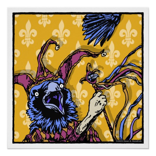 Poster Raven Mad - Pop Goth Nightmare Surreal (Devant)