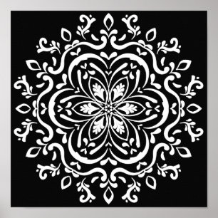 Poster Raven Mandala