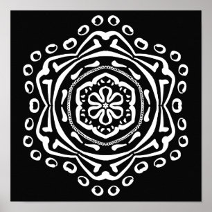 Poster Raven Mandala