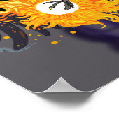 Poster Raven Sky Folklore (Coin)