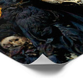 Poster Raven Witch 3 Imaginaire Horreur Goth Gothique (Coin)