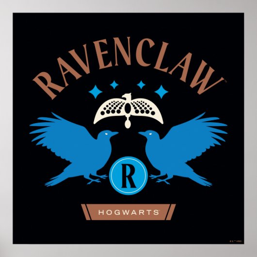 Poster RAVENCLAW™ Maison double aigle Diadem Graphique (Devant)