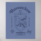 Poster RAVENCLAW™ Wit Learning Wisdom Crest (Devant)