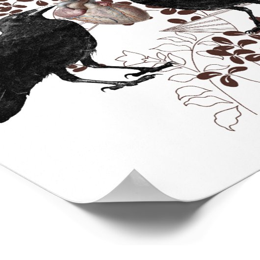 Poster Ravens et Coeur (Coin)