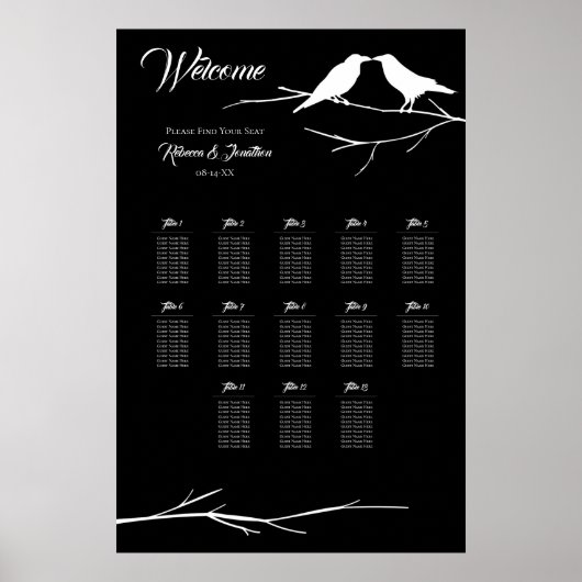 Poster Ravens Mariage gothique (Devant)
