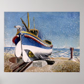 Poster Ravilieux - Bateau à vie à Aldeburgh (Devant)
