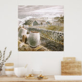 Poster Ravilieux - Convoi Passant une île (Cuisine)