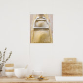 Poster Ravioli avec découpe de pâte, gros plan (Cuisine)